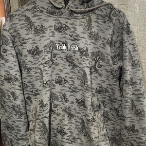 Teddy Fresh Gray Graphic Hoodie